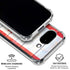 Canada Flag Light Wood Google Pixel 9a Clear Case